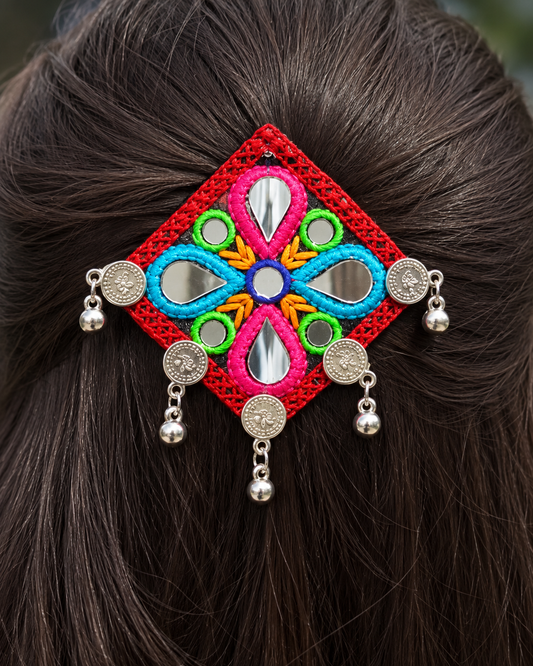Kutchi Red Hairclip