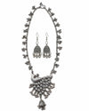 More Long Oxidised Necklace Set