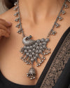 More Long Oxidised Necklace Set