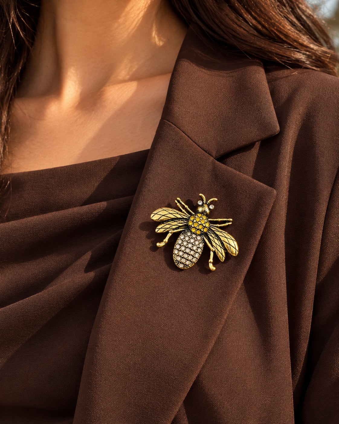 Mother Bee Brooch