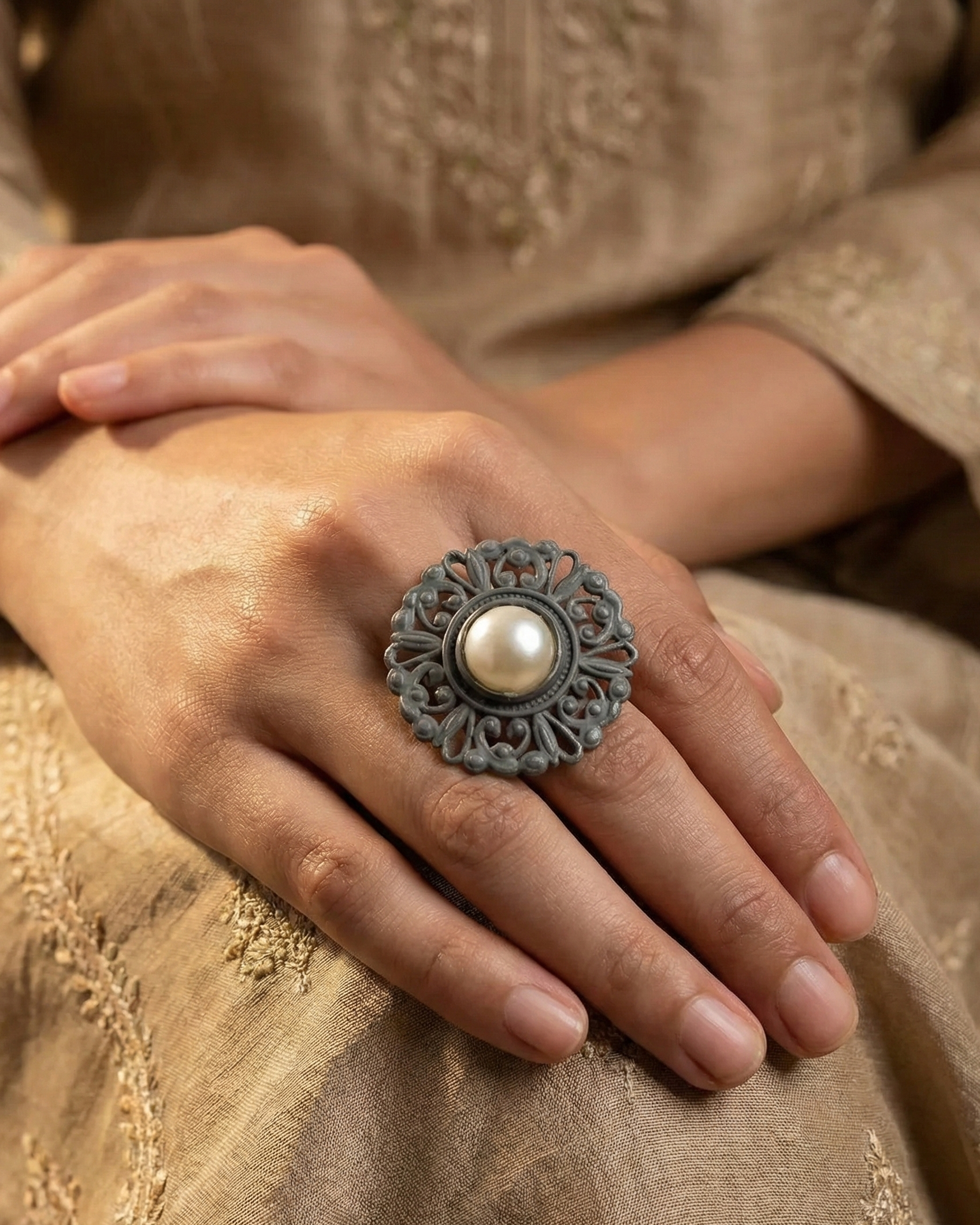 Mukta Adjustable Ring