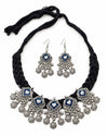 Nandi Oxidised Choker Set