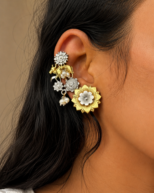 Nandika Dual tone Earcuff