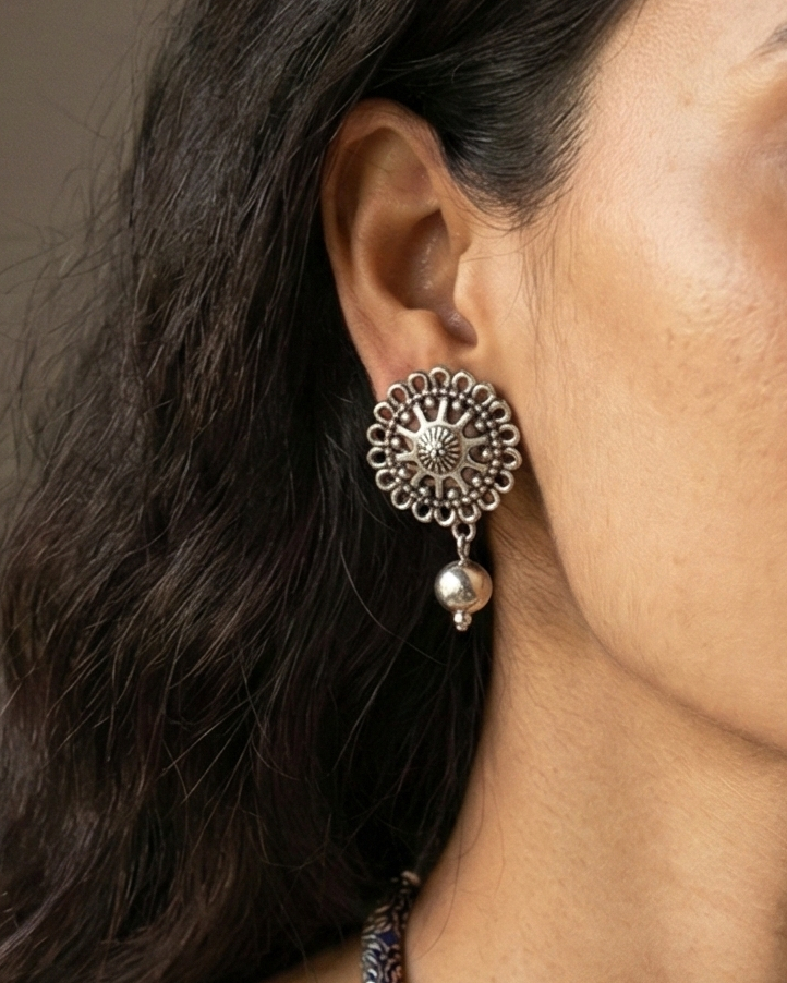 Neel Silver Choker Set