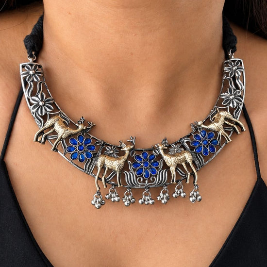 Neela Hiran Choker Set