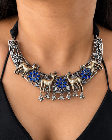Neela Hiran Choker Set