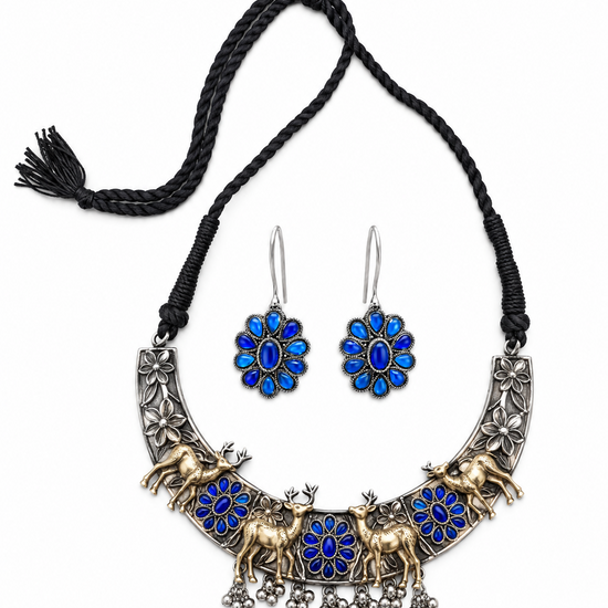 Neela Hiran Choker Set