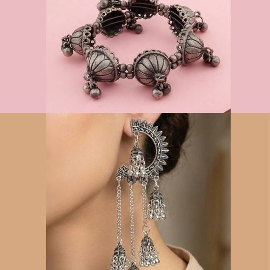 Nida Combo of kada and jhumka