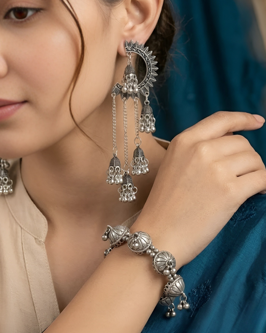 Nida Combo of kada and jhumka