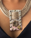 Niraja Beige Jute Necklace