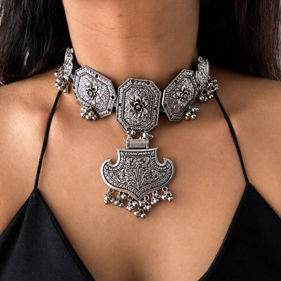 Nupur Oxidised Choker Set