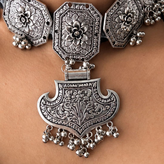 Nupur Oxidised Choker Set