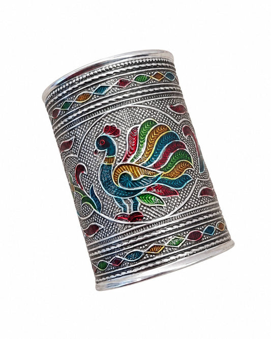 Peacock Oxidised Kada
