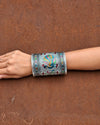 Peacock Oxidised Kada