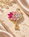 Pink Flamingo Brooch