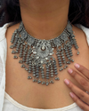 Radhika Oxidised Choker Set