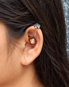 Red Flower Bugadi Studs