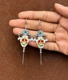 Kumud Kundan Oxidised Earrings