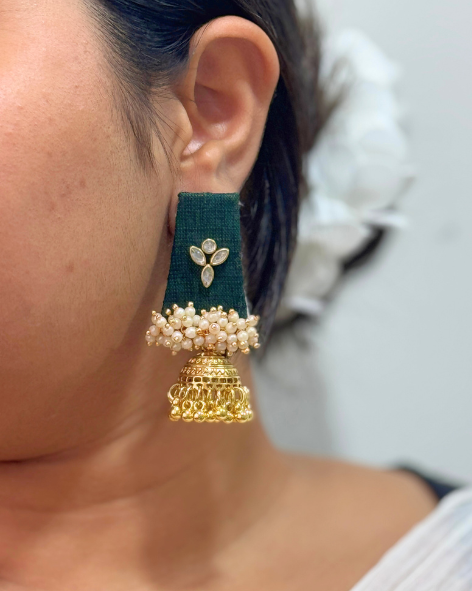 Nadaniya Fabric Earrings