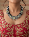 Sumitra Black Jute Necklace