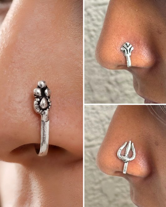 Tandanv nose pin combo set of 3