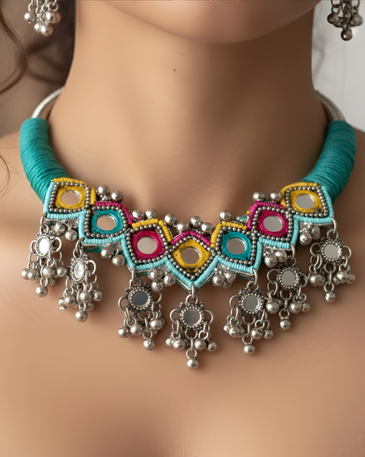 Varidhi Sea Green Hasli Set