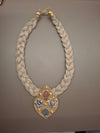 Nakshatra Beige Jute Necklace