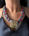 Zoon Multicolur Jute Necklace
