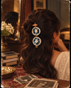 Ajrakh Handcrafted Wooden Hairpin Stick