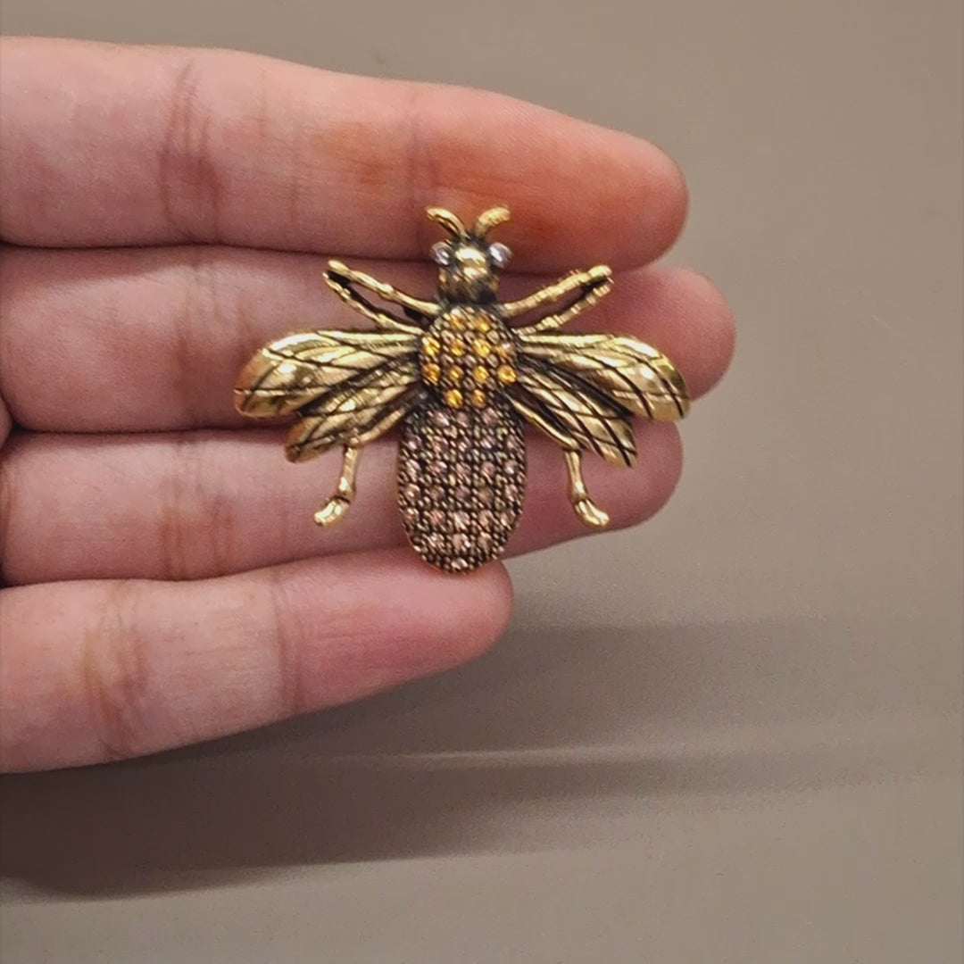 Mother Bee Brooch