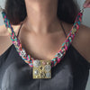 Zoon Multicolur Jute Necklace
