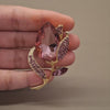Lavender Queen Brooch
