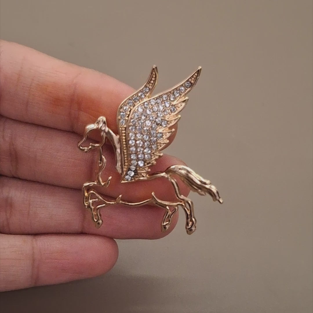 Flying Horse Brooch