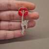 Shut Up Diamond Brooch