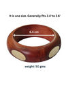 Yashi Brown Wooden Bangle